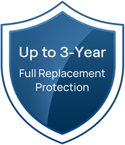 Up to 3-Year Full Replacement Protection
